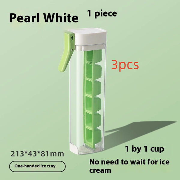 Wudy Kitchen — Ice Cube Mold Household Ice Maker Food Grade Press Ice Tray Ice Cube Maker Ice Tray Mold With Storage Box Kitchen Gadget