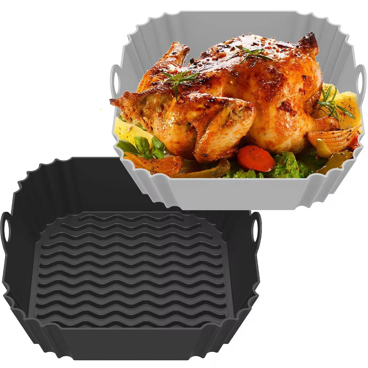 Silicone Air Fryer Tray
