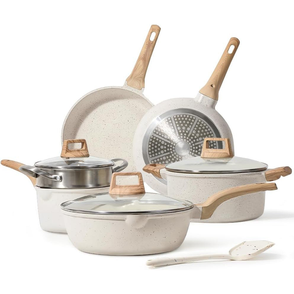 Wudy Medical Stone Non-stick Cookware Set | 7-Piece Healthy Set
