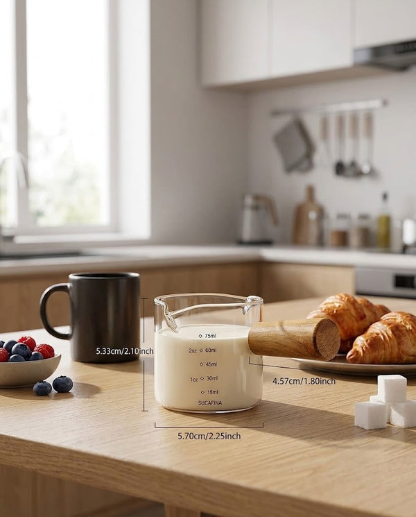 Calm Sip Glass Measuring Cup · 150 ml — Wudy Kitchen, image 5