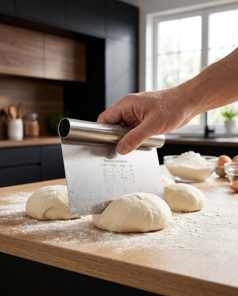 Stainless Steel Dough Scraper & Divider