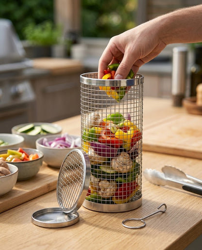 Rolling Grill Basket — Wudy Kitchen, image 6