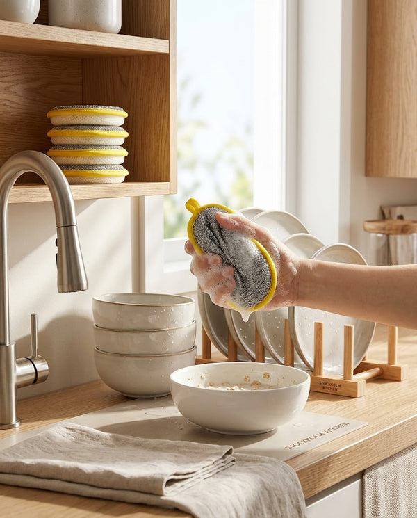 Dual-Side Dish Sponge · 10-Pack — Wudy Kitchen, image 4