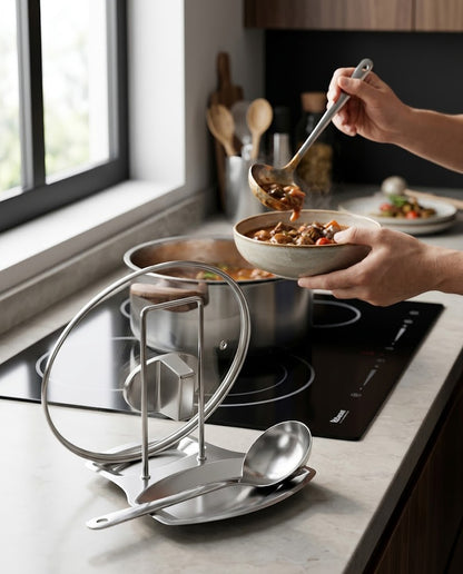 Stainless Steel Pot Lid Holder
