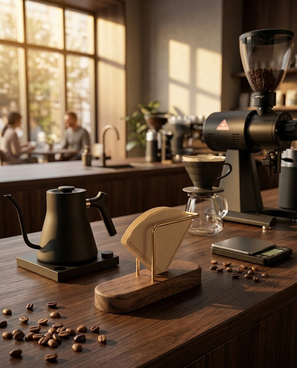 Walnut Coffee Filter Holder · V60 Papers — Wudy Kitchen, image 6
