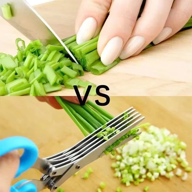 Multi-Blade Herb Scissors — 3 or 5 Blade — Wudy Kitchen, image 7