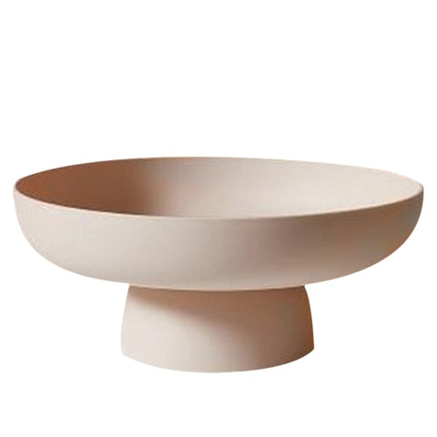 Modern Pedestal Serving Bowl in Pastel Colors