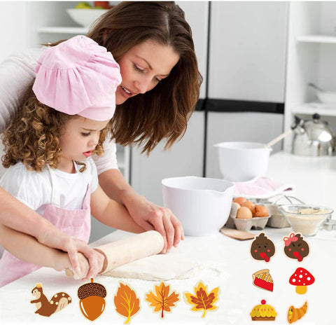 12-Piece Cookie Cutter Set – Stainless Steel
