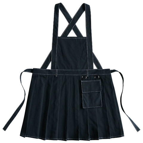 Cross-Back Anti-Fouling Kitchen Apron with Pocket