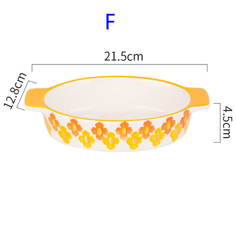 Colorful Porcelain Baking Dish – Rectangular & Oval Designs