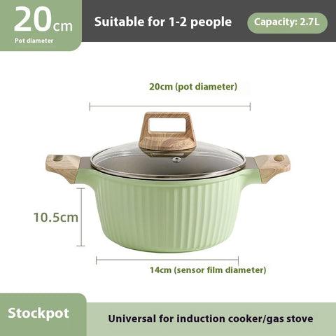 Wheat Stone Non-Stick Stockpot – Designed for Natural and Healthy Cooking