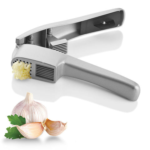 Durable Aluminum Alloy Garlic Press – Household Kitchen Tool