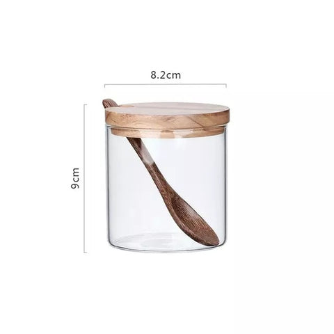 Recipiente de vidrio para especias Wudy
