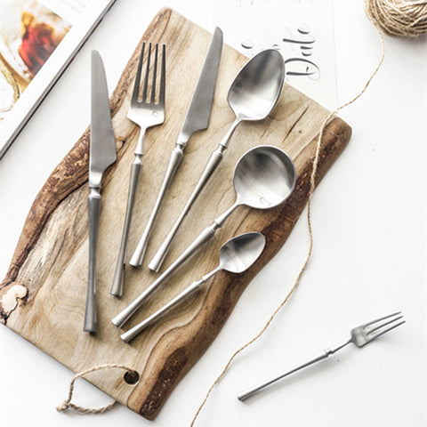 Premium Stainless Steel Cutlery Set – Modern Flatware
