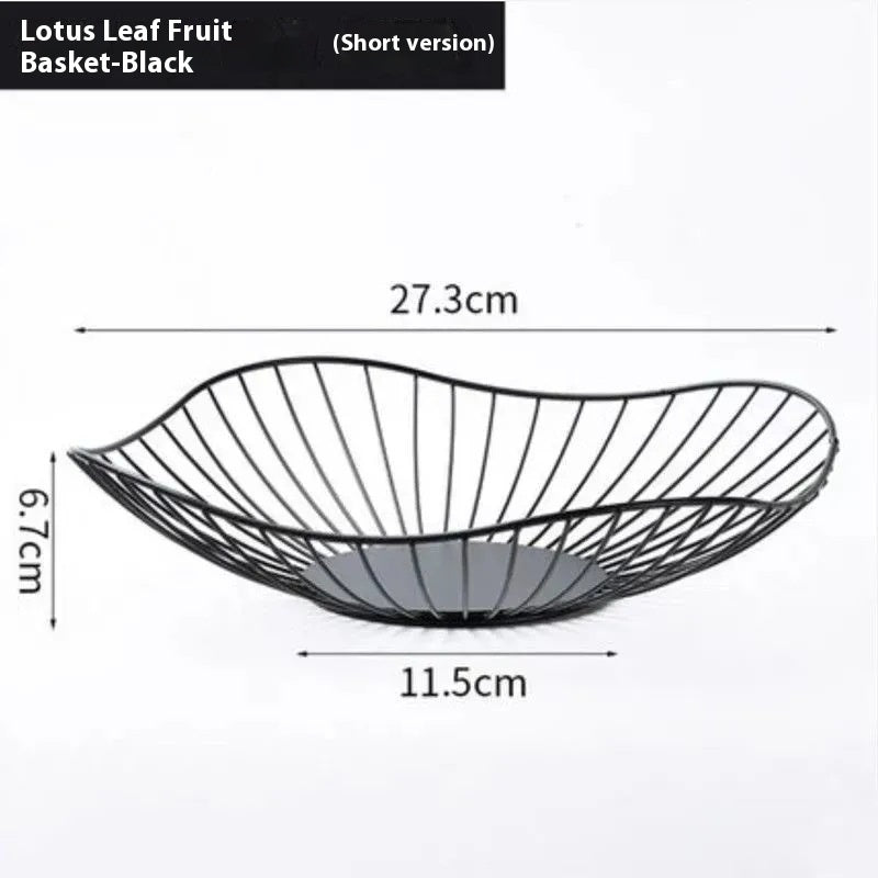 Wudy Lotus Leaf Basket | Sculptural Modern Centerpiece Bowl