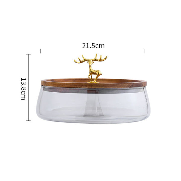 Wudy Kitchen — Glass Fruit Pot – Coffee Table Snack