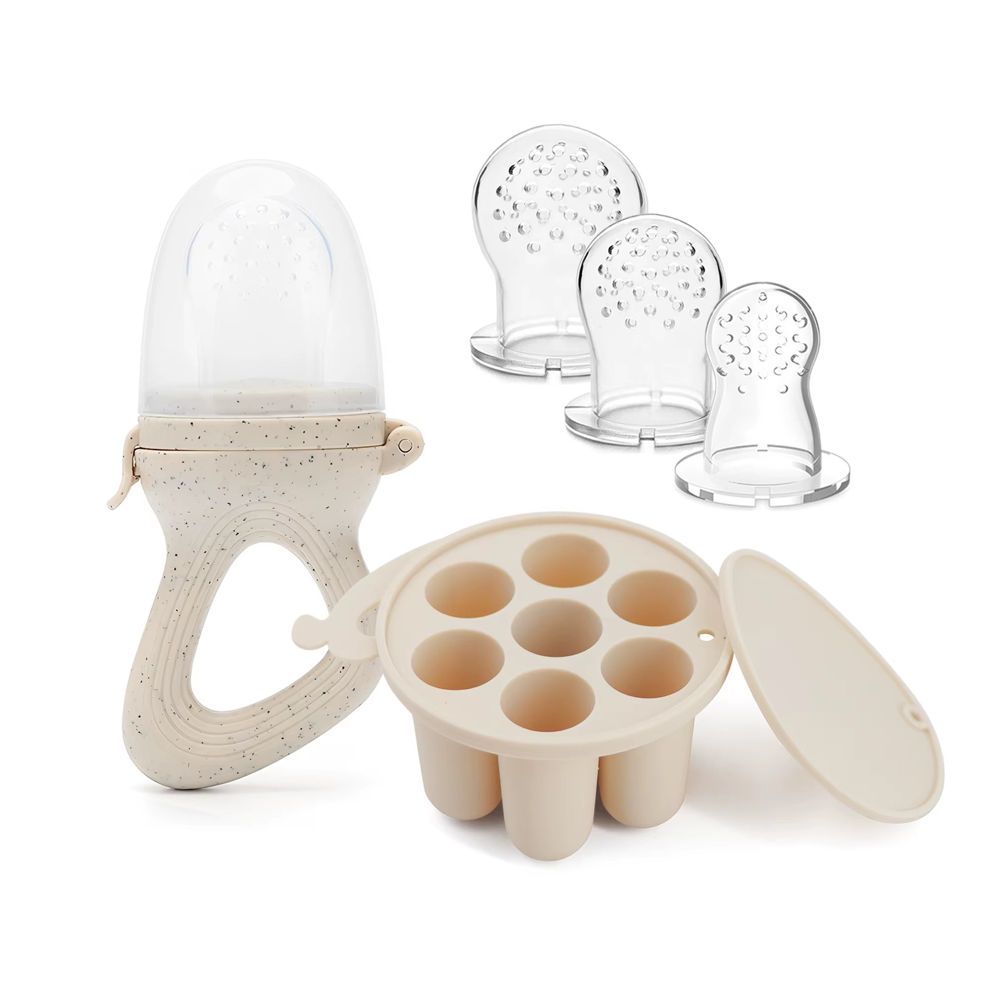Baby Fruit Feeder Teether Pacifier with Baby Food Freez…