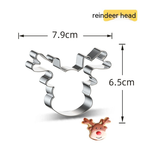 Christmas Cookie Cutter Set – Stainless Steel Holiday Shapes