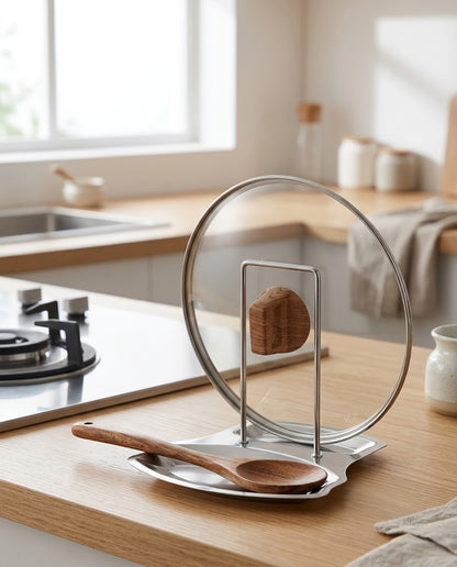 Stainless Steel Pot Lid Holder
