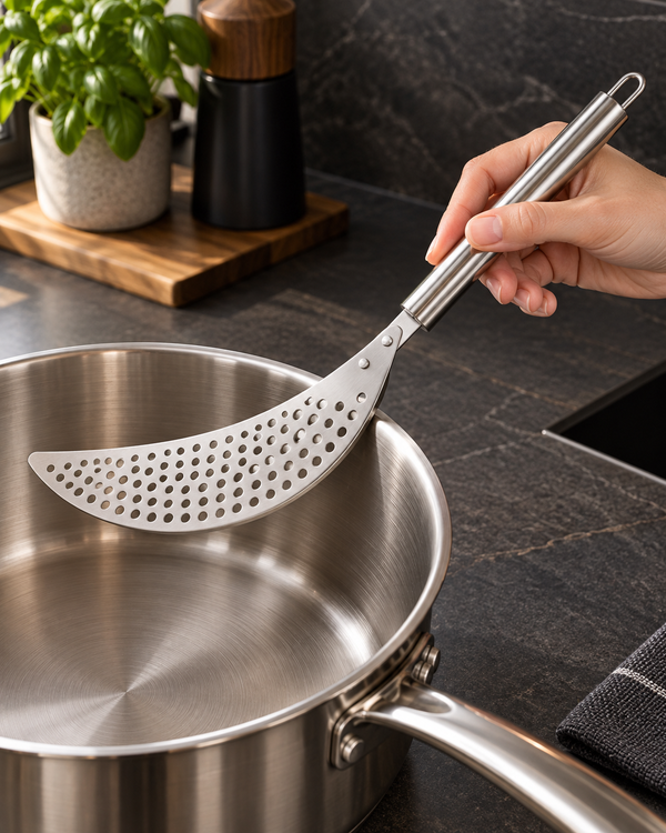 Stainless Steel Clip-On Pot Strainer