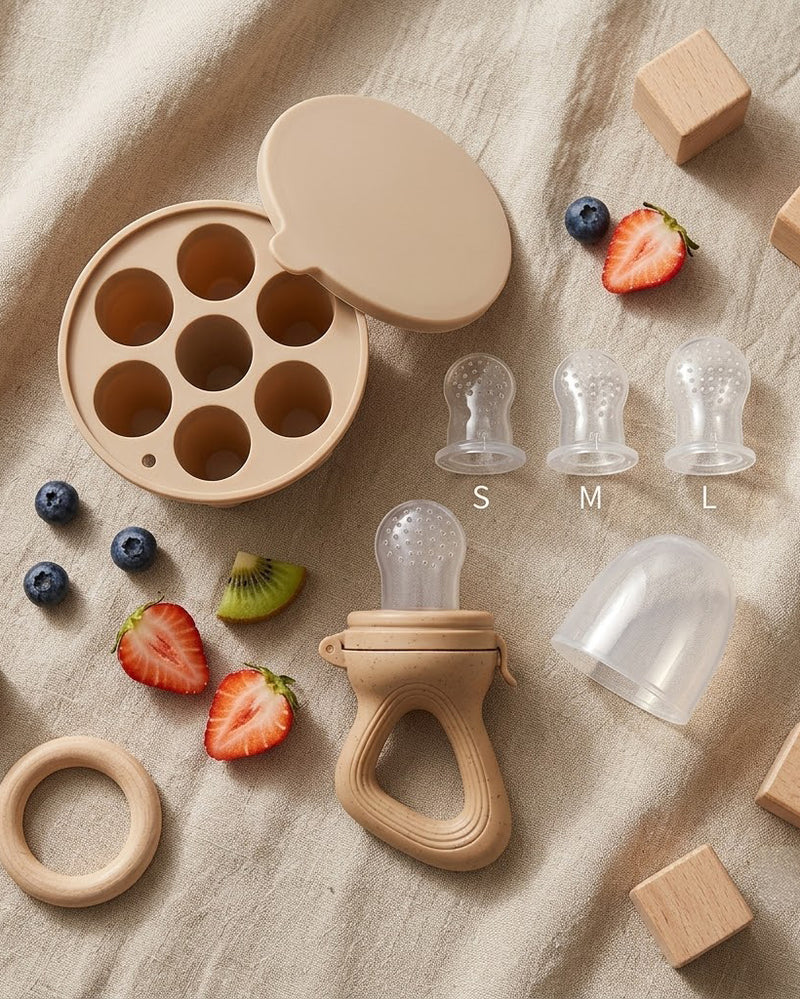 Wudy · Baby Fruit Feeder & Freezer Tray Set