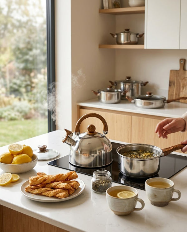 Stainless Cookware Set · 12-Piece