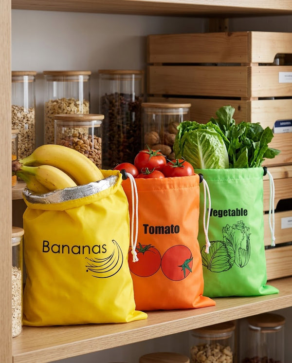 Produce Storage Bags — Banana & Greens Keepers — Wudy Kitchen, image 7