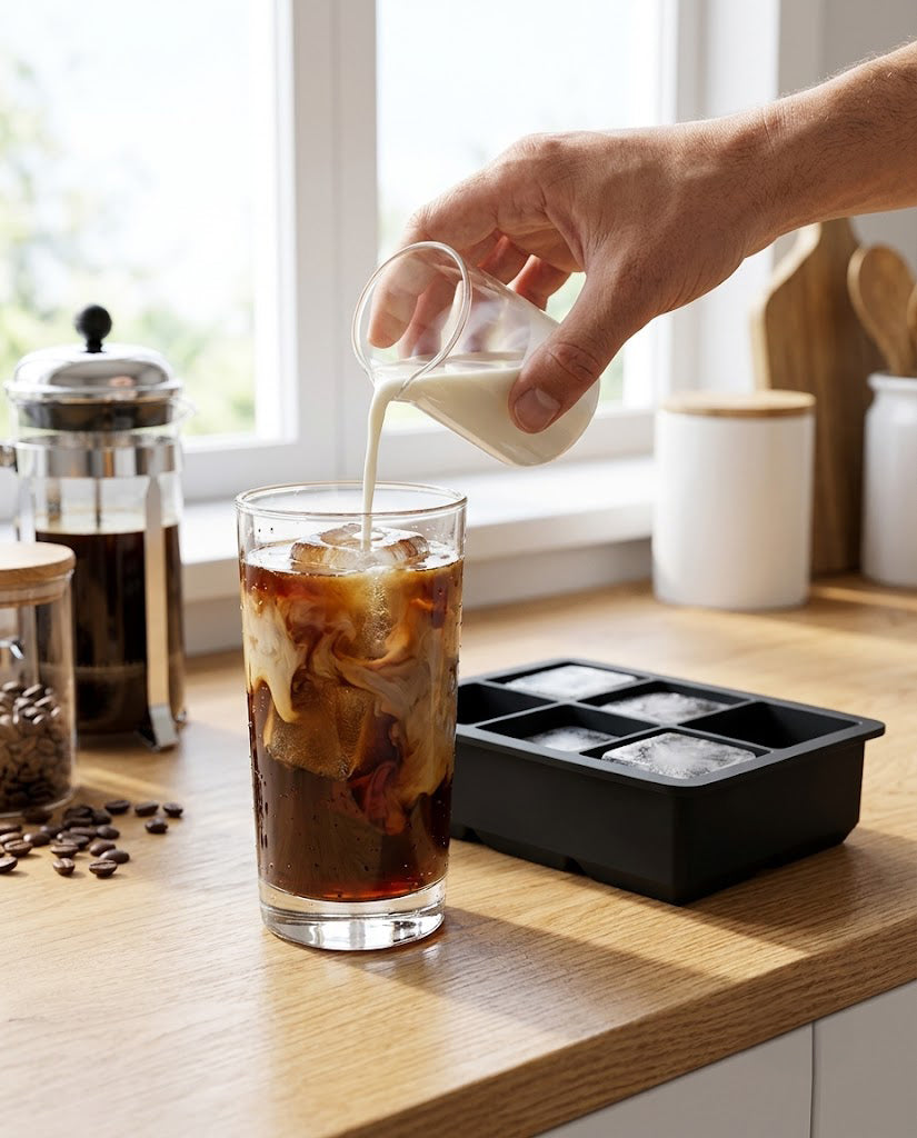 Bigger ice, less dilution
