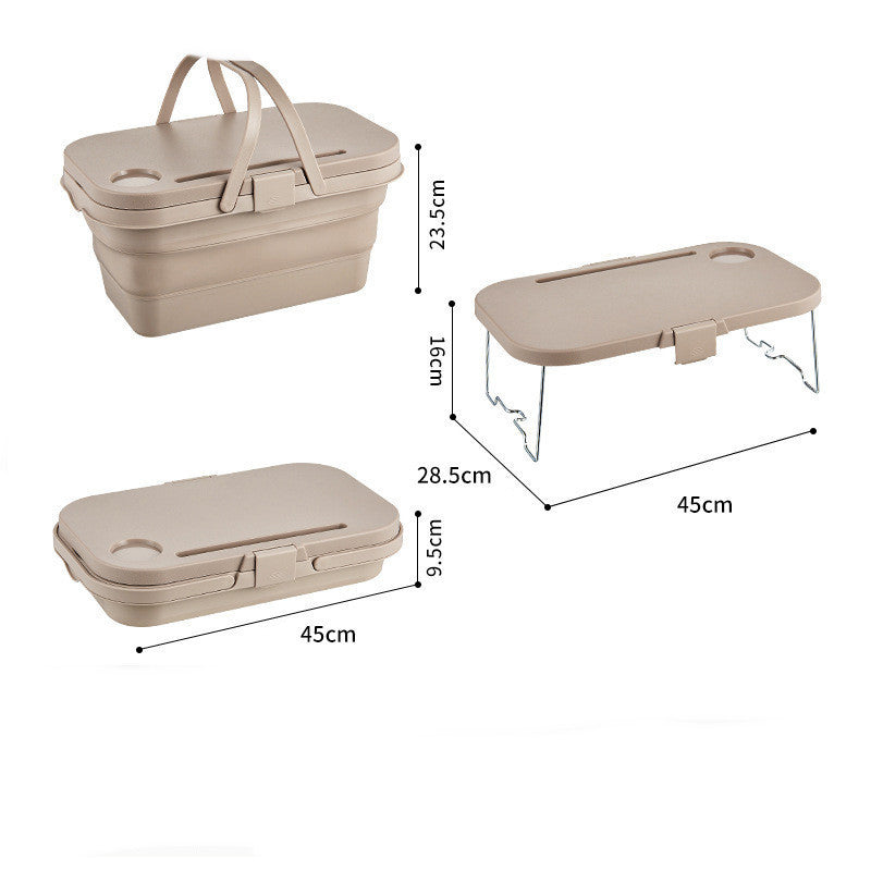 Outdoor Foldable Picnic Basket