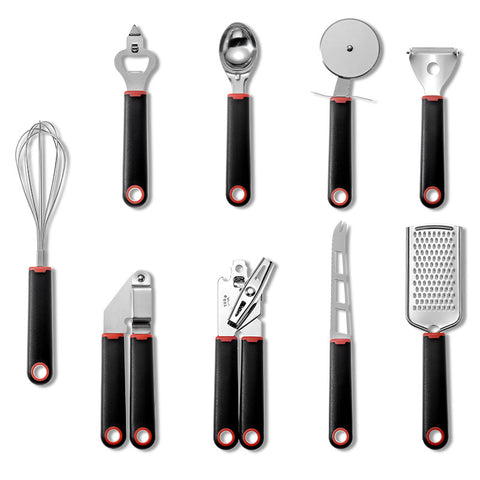 8-Piece Kitchen Utensil Set – Stainless Steel & Ergonomic Handles