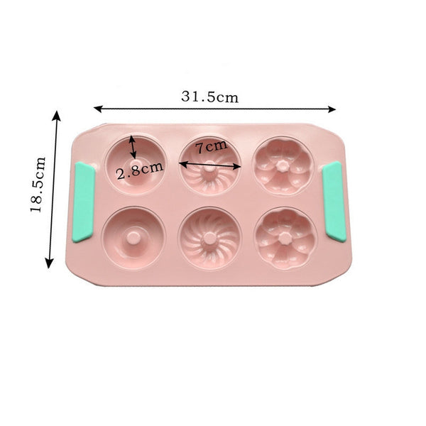 6-Cavity Donut Mold