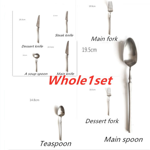 Premium Stainless Steel Cutlery Set – Modern Flatware