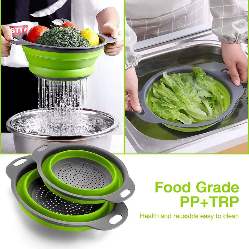 User these strainers to rinse your salad leafs, fruits and f