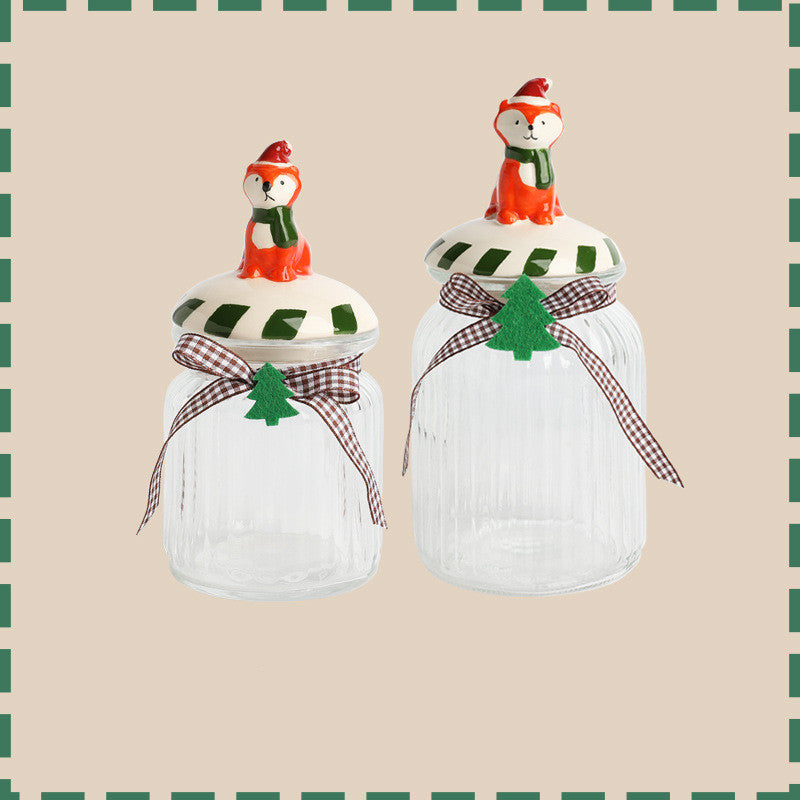 Glass Coffee Bean Storage Jar