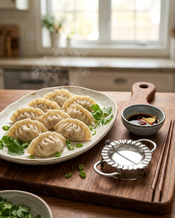 Stainless Steel Dumpling Press — Small / Medium / Large — Wudy Kitchen, image 8