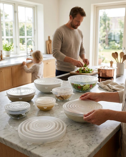 Silicone Stretch Lid Set · 6-Piece — Wudy Kitchen, image 2