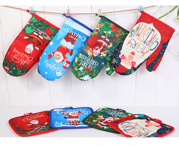 Christmas Baking Mitt Set — Wudy Kitchen, image 2
