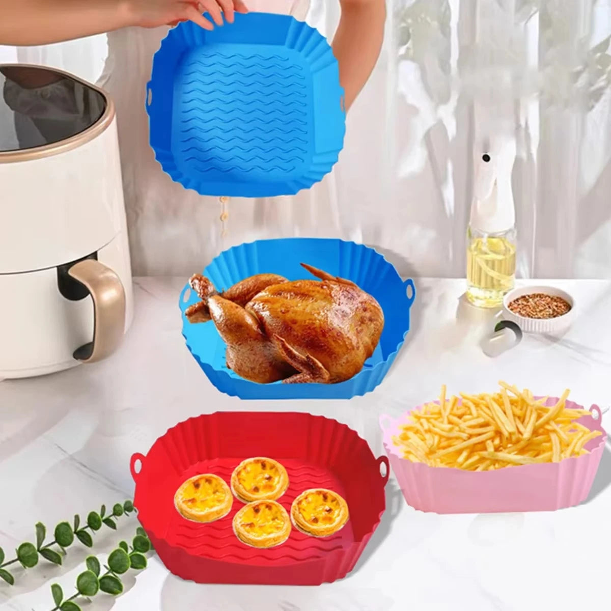 Cleaner Air Fryer, Less Scrubbing