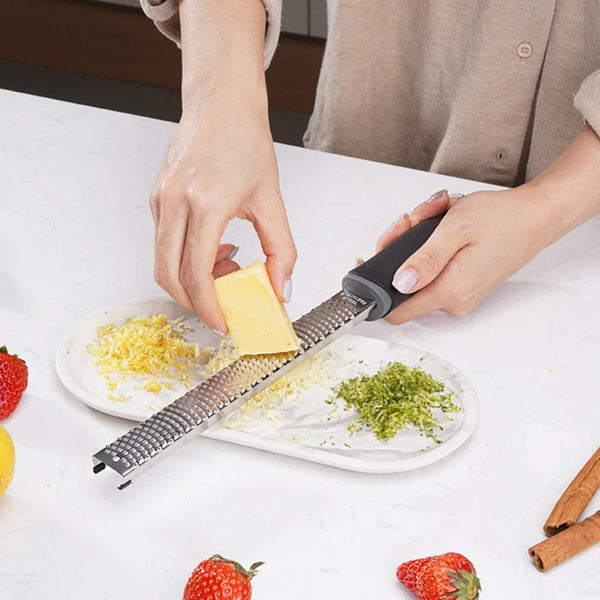 12 Inch Multifunctional Rectangle Stainless Steel Cheese Grater Tools Chocolate Lemon Zester Fruit Peeler Kitchen Gadgets