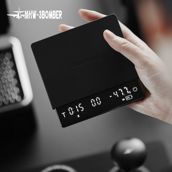 Digital Kitchen Coffee Scale High Precision Cyclic Rechargeable Espresso Electronic Scale Home Barista Accessories