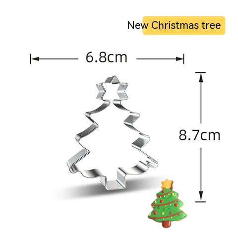 Christmas Cookie Cutter Set – Stainless Steel Holiday Shapes