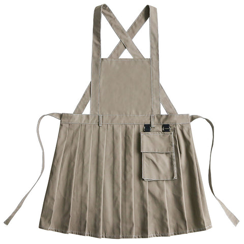 Cross-Back Anti-Fouling Kitchen Apron with Pocket