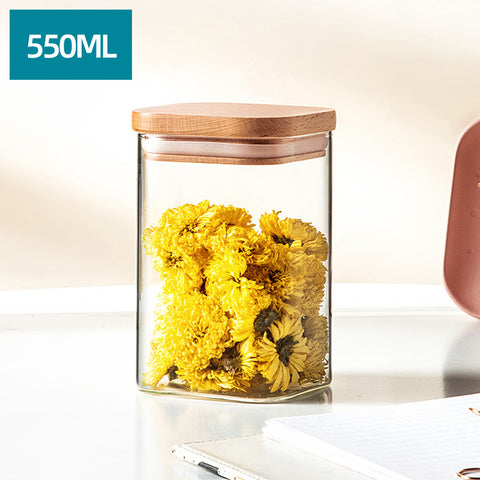 Glass Storage Jar-Spices & Dried Fruits