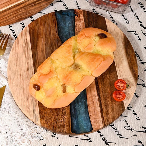 Charcuterie & Cheese Board Wood Round Platter