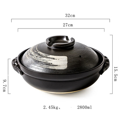 Wudy Ceramic Hot Pot | Heat-Resistant Cooking Pot