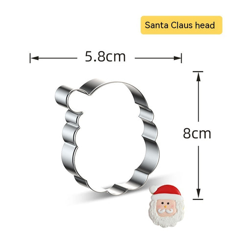 Christmas Cookie Cutter Set – Stainless Steel Holiday Shapes