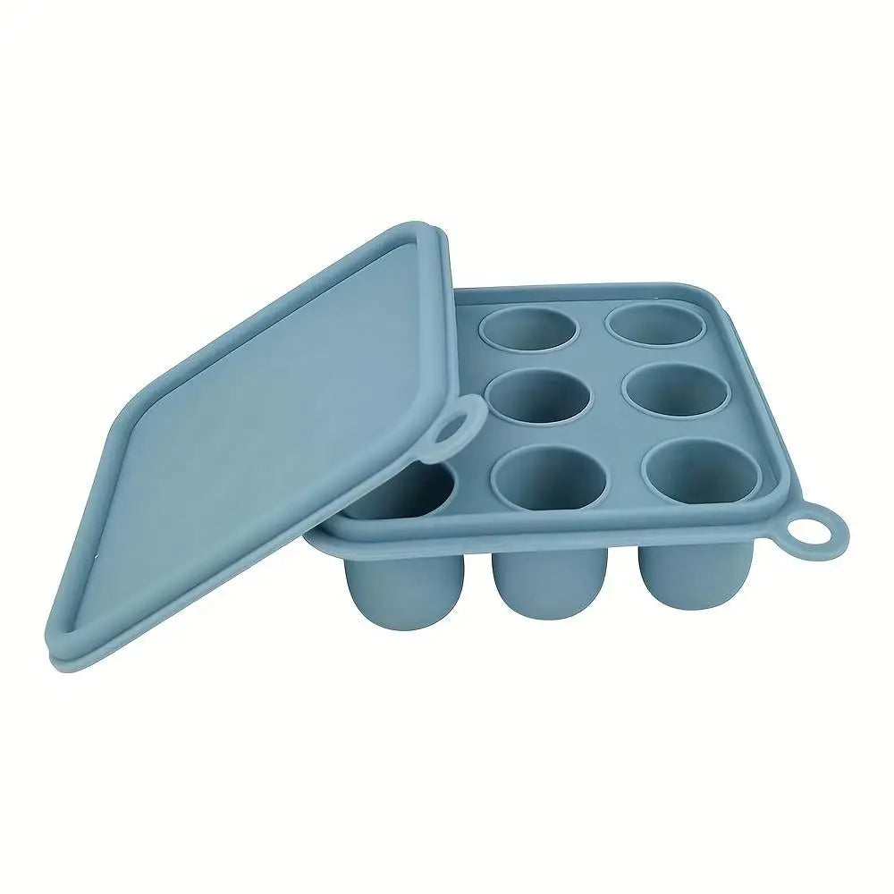 2Pcs/1Pc Mini-Baby Silicone Food Tray with Cover for Fr…
