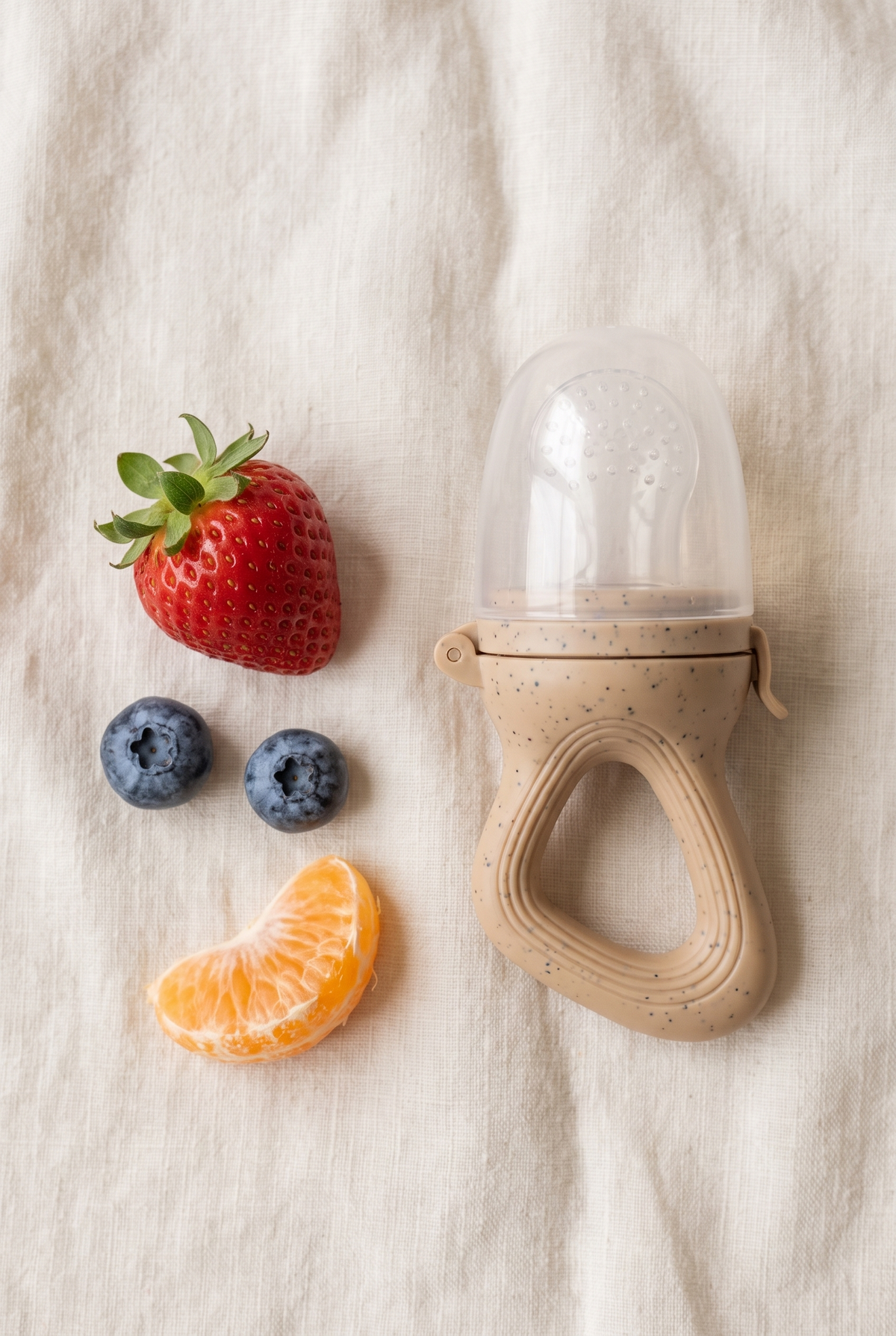 Silicone Baby Fruit Feeder & Freezer Tray Set