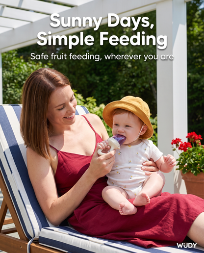 Silicone Baby Fruit Feeder & Freezer Tray Set
