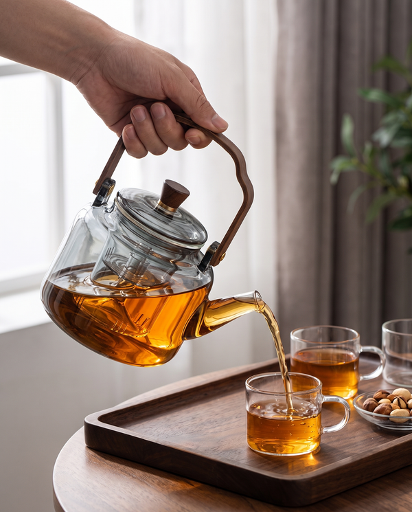 Wudy · Borosilicate Glass Teapot · 1200 ml